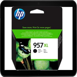 HP957XL Black HP Druckerpatrone mit ca.3.000 Seiten...
