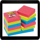 4,8 x 4,8 cm - Post-it® Super Sticky Notes Bora...