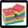 4,8 x 4,8 cm - Post-it® Super Sticky Notes Bora Bora-Collection Haftnotizen 62212SJ farbsortiert