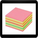 7,6 x 7,6 cm - Post-it® Haftnotizen farbsortiert