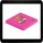 7,6 x 7,6 cm - Post-it® Super Sticky Haftnotizen rosa