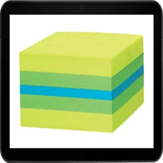 5,1 x 5,1 cm - Post-it® Mini Haftnotizen farbsortiert