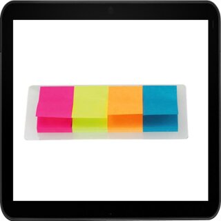 2,5 x 3,8 cm - 4x 50 Streifen Post-it® Z-Notes Page Marker Haftmarker farbsortiert