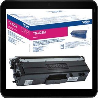 TN423M - magenta - Brother Lasertoner mit 4.000 Seiten Druckleistung nach ISO