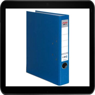 herlitz maX.file nature plus Ordner 5,0 cm blau