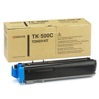 TK500C - cyan - Original Kyocera Toner mit 8.000 Seiten Druckleistung nach Iso