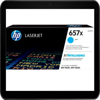 HP657X - CF471X - cyan - Original HP Druckkassette mit 23.000 Seiten Druckleistung laut Hersteller