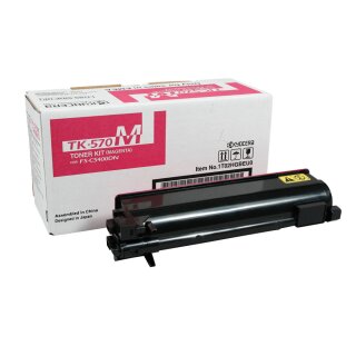 TK570M - magenta - Original Kyocera Toner mit 12.000 Seiten Druckleistung nach Iso