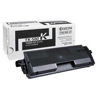 TK580K - schwarz - Original Kyocera Toner mit 3.500 Seiten Druckleistung nach Iso