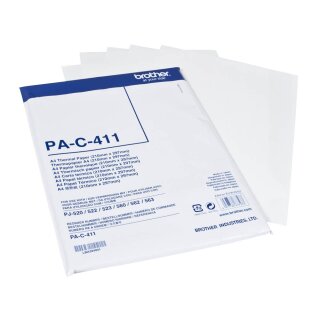 PAC411 - schwarz - Original Brother Thermotransferband mit 100 Seiten Druckleistung nach Iso