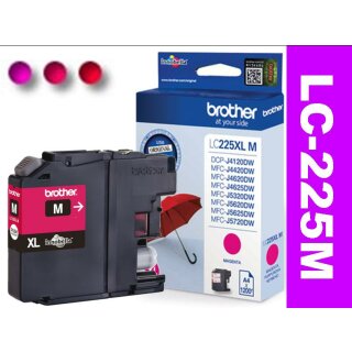 LC-225XLM - magenta - Brother Druckerpatrone mit 1.200 Seiten Druckleistung nach ISO