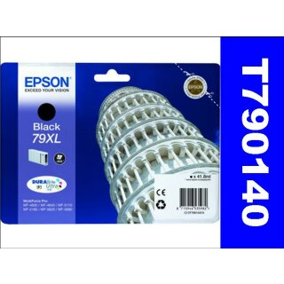 T790140 - black XL - Epson Druckerpatrone 79XL für 2.600 Seiten Druckleistung - Durabrite Ultra