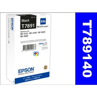 T789140 - black XXL- Epson Druckerpatrone 78 für ca. 4.000 Seiten Druckleistung - Durabrite Ultra