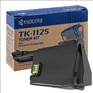 TK1125 - schwarz - Original Kyocera Toner mit 2.100 Seiten Druckleistung nach Iso