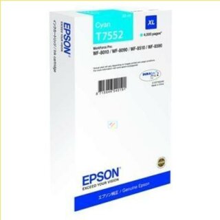 T755240 - cyan - Epson Druckerpatrone 75 für 4.000 Seiten Druckleistung - Durabrite Ultra