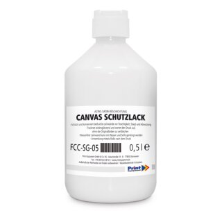 Canvas Schutzlack,verschiedene Gebindegrößen