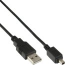 InLine® USB Mini-Kabel, Stecker A an Mini USB...