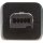 InLine® USB 2.0 Mini-Kabel, Stecker A an Mini USB Stecker, schwarz, 1m