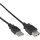 InLine® USB 2.0 Verlängerung, USB-A Stecker / Buchse, schwarz, 5m