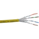 InLine® Patchkabel Cat.6 S/FTP (PiMf), gelb, AWG27,...