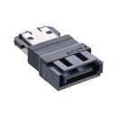 InLine® eSATA auf SATA Adapter, eSATA Stecker an SATA Buchse