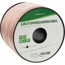 InLine® Lautsprecherkabel, 2x 4mm², CU,...