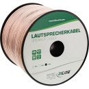 InLine® Lautsprecherkabel, 2x 6mm², CU, transparent, 50m