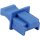 InLine® Staubschutz, für RJ45 Buchse, Farbe: blau, 10er Blister