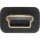 InLine® USB 2.0 Flachkabel, USB A Stecker an Mini-B Stecker (5pol.), schwarz, 5m