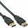 InLine® USB 3.0 Flachkabel Verlängerung, USB A Stecker / Buchse, schwarz, 1,5m