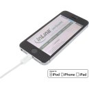 InLine® Lightning USB Kabel, für iPad, iPhone, iPod, weiß, 3m