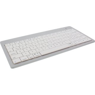 InLine® Bluetooth Mini-Tastatur, weiß