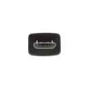 InLine® Micro-USB 2.0 Kabel, USB-A Stecker an Micro-B Stecker, schwarz, 3m