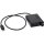 InLine® Android USB zu HQ Audio Konverterkabel, USB Headset-Verstärker, mit Bass-Boost und 2 Kopfhörer-Anschlüssen