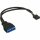 InLine® USB 2.0 zu 3.0 Adapterkabel intern, USB 2.0 Mainboard auf USB 3.0 intern, 0,15m