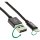 InLine® Lightning USB Kabel, für iPad, iPhone, iPod, schwarz/Alu, 1m