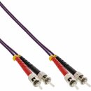 InLine® LWL Duplex Kabel, ST/ST, 50/125µm, OM4,...