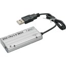 InLine® Mini USB 2.0 4-Port Hub, silber