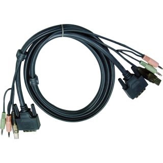 ATEN 2L-7D05U KVM Kabelsatz, DVI, USB, Audio, Länge 5m