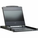 ATEN CL6700MW KVM Konsole, FullHD 17,3??-Monitor, IT-Layout