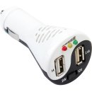 Titan USB KFZ Ladegerät Stromadapter, 12/24VDC zu 5V DC/3A, auf 2x USB Buchse, + Autobatterietester