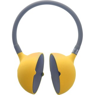 YAMAZOKi Moktak Pro, 2x 5W, spritzwassergeschützt, Bluetooth Stereo Speaker, gelb