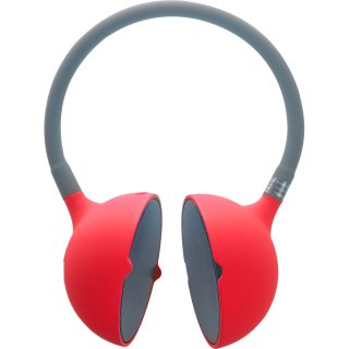 YAMAZOKi Moktak Pro, 2x 5W, spritzwassergeschützt, Bluetooth Stereo Speaker, rot