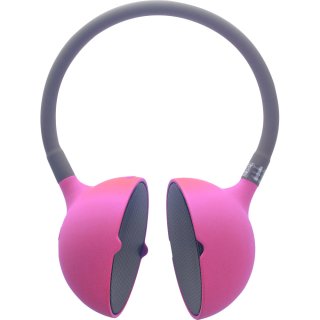 YAMAZOKi Moktak Pro, 2x 5W, spritzwassergeschützt, Bluetooth Stereo Speaker, pink