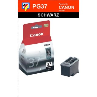 PG37 - schwarz - Canon Original Druckerpatrone mit 11ml Inhalt -2145B001-