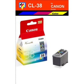 CL38 - color - Canon Original Druckerpatrone mit 9ml Inhalt -2146B001-