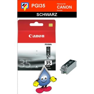 PGI35 -schwarz- Canon Druckerpatrone mit 14ml Inhalt -1509B001-