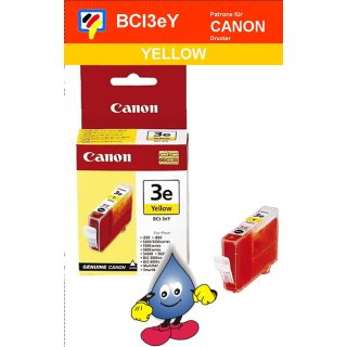BCI3eY -yellow- Canon Original Druckerpatrone mit 13ml Inhalt -4482A002-
