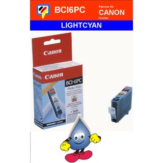 BCI6PC-fotocyan- Canon Original Druckerpatrone mit 13ml Inhalt -4709A002-
