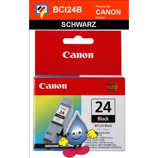 BCI24BK -schwarz- Canon Original Druckerpatrone mit 9ml Inhalt -6881A002-